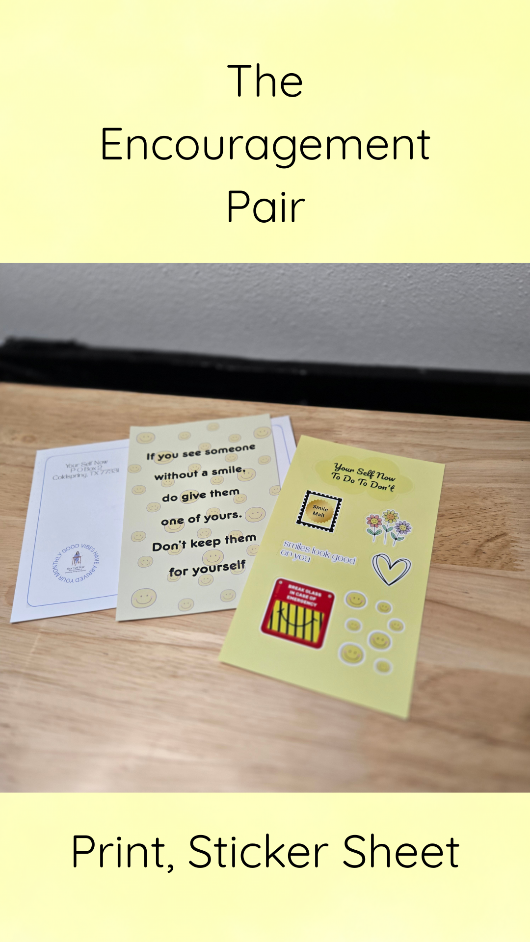 Monthly Snail Mail – Confidence Building Bundle with Stationery & Motivational Stickers