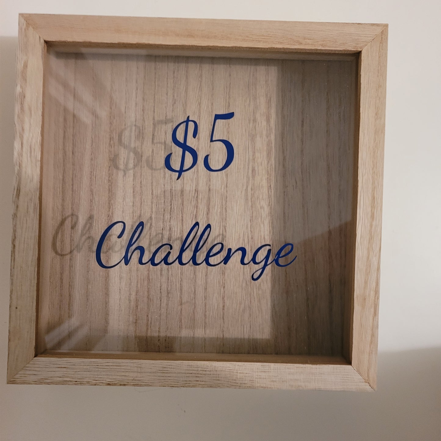 $5 Savings Tracker and Cash Box