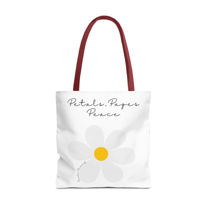 Daisy 'Petals, Papers, Peace' Tote Bag