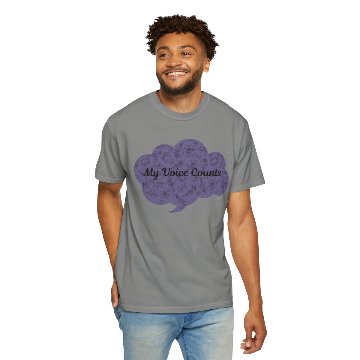 “My Voice Counts” Empowerment T‑Shirt – Activism & Expression Wear