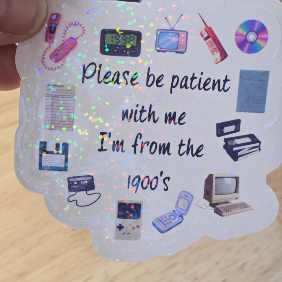 Please be Patient with Me Sticker