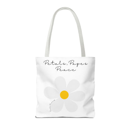 Daisy 'Petals, Papers, Peace' Tote Bag