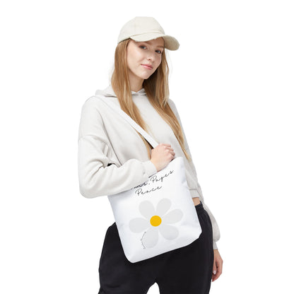 Daisy 'Petals, Papers, Peace' Tote Bag