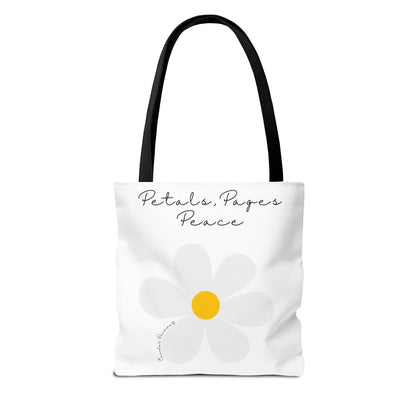 Daisy 'Petals, Papers, Peace' Tote Bag