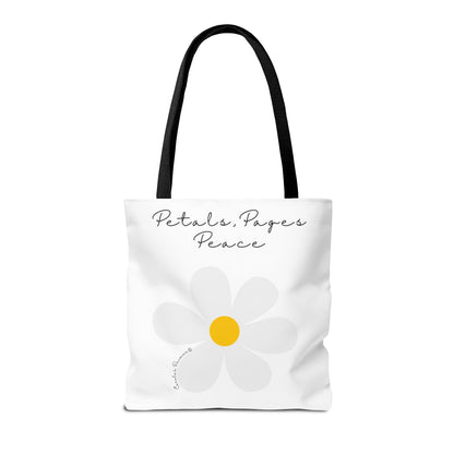 Daisy 'Petals, Papers, Peace' Tote Bag