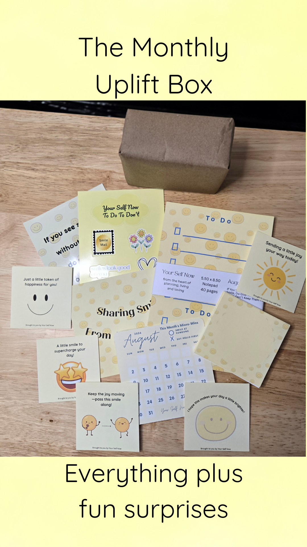 Monthly Snail Mail – Confidence Building Bundle with Stationery & Motivational Stickers