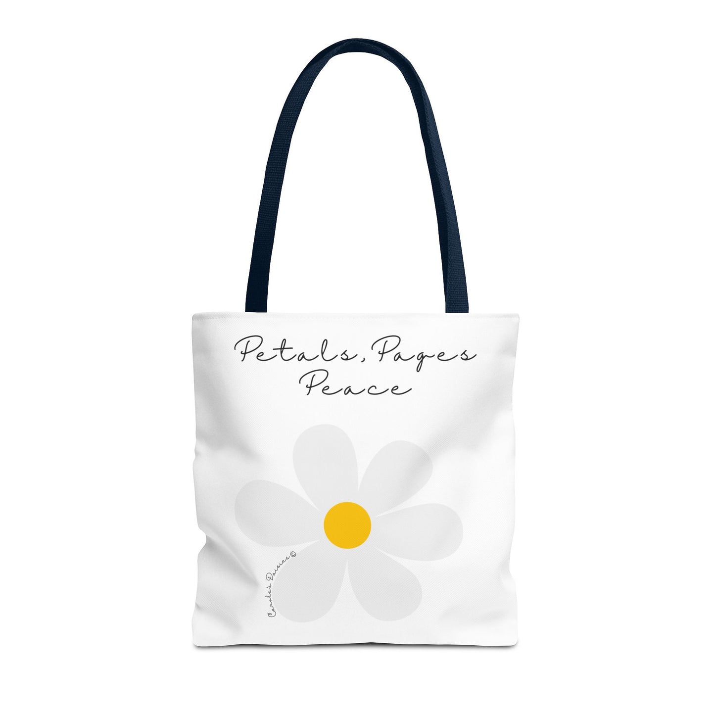 Daisy 'Petals, Papers, Peace' Tote Bag