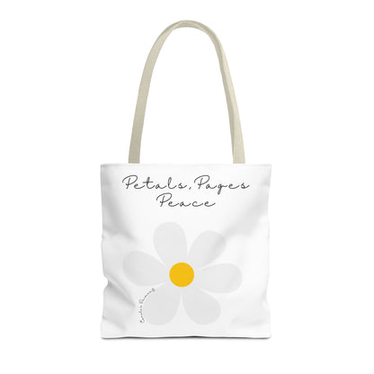 Daisy 'Petals, Papers, Peace' Tote Bag