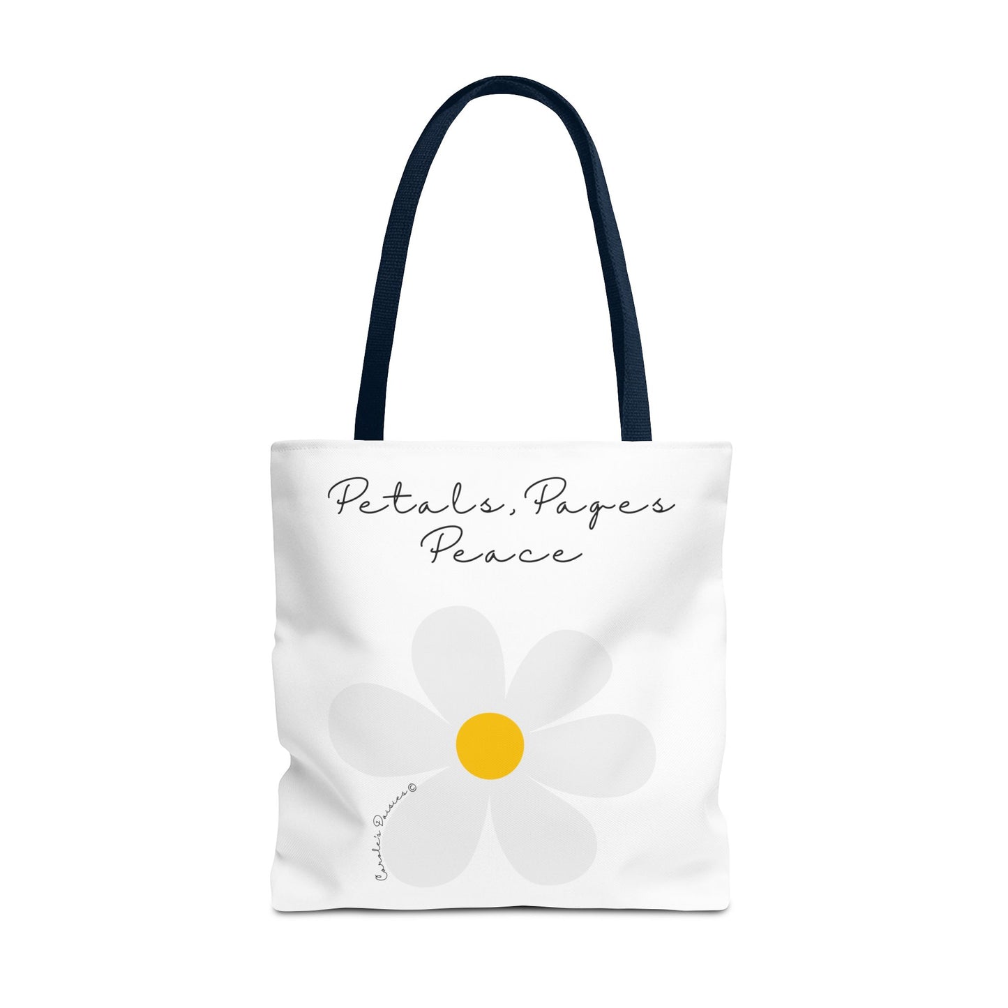 Daisy 'Petals, Papers, Peace' Tote Bag