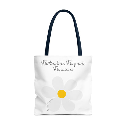 Daisy 'Petals, Papers, Peace' Tote Bag