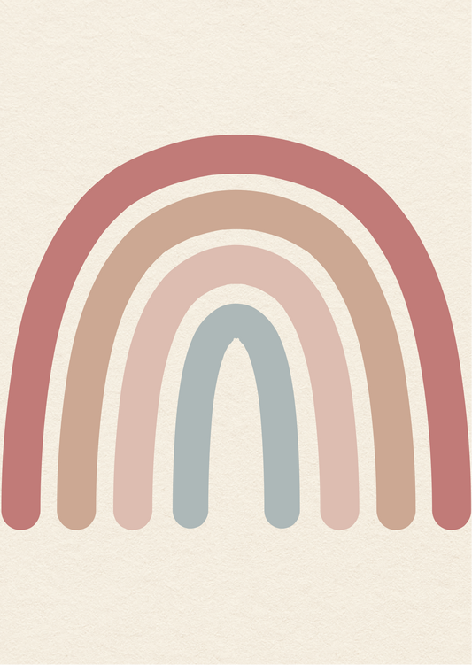 Bohemian Rainbow E-Reader Insert