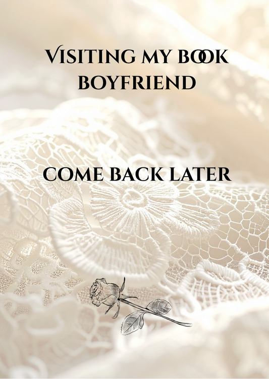 Visiting My Book Boyfriend E-Reader Insert