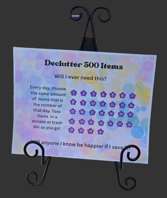 Declutter 500 Items