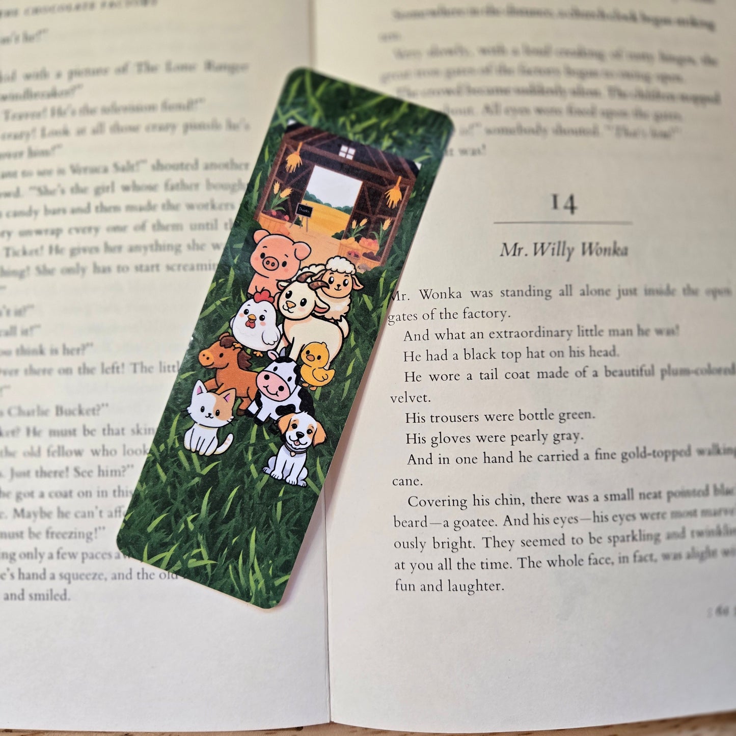 Barnyard Animals Bookmark