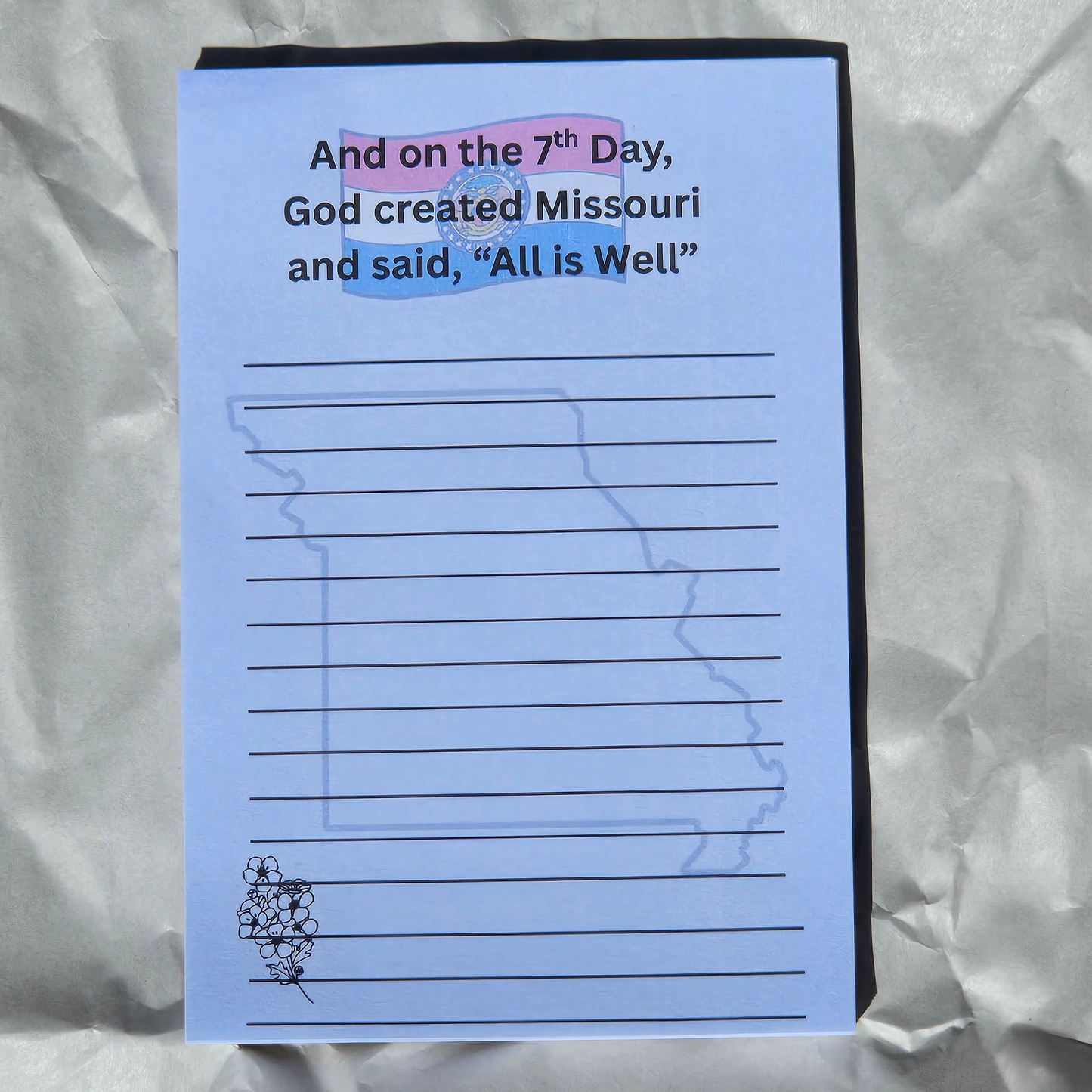 God made Missouri Notepad