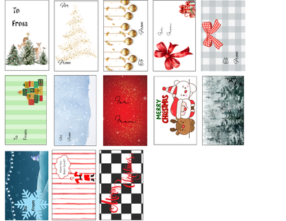Unique Handmade Christmas Gift Tags
