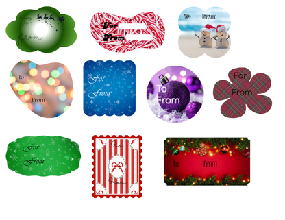 Unique Handmade Christmas Gift Tags