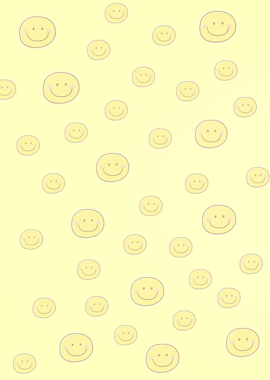Smiley Face E-Reader Insert