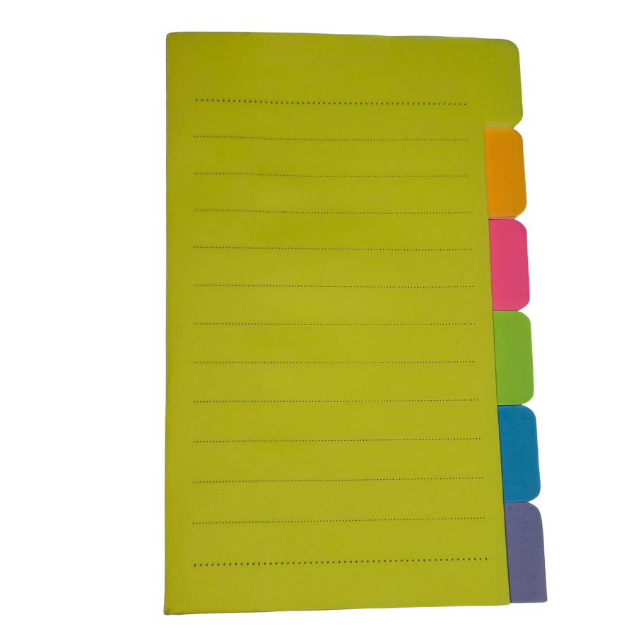 Sticky Index Tabs notebook