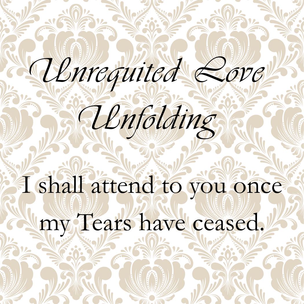Unrequited Love Unfolding E-Reader Sign