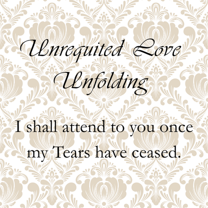 Unrequited Love Unfolding E-Reader Sign