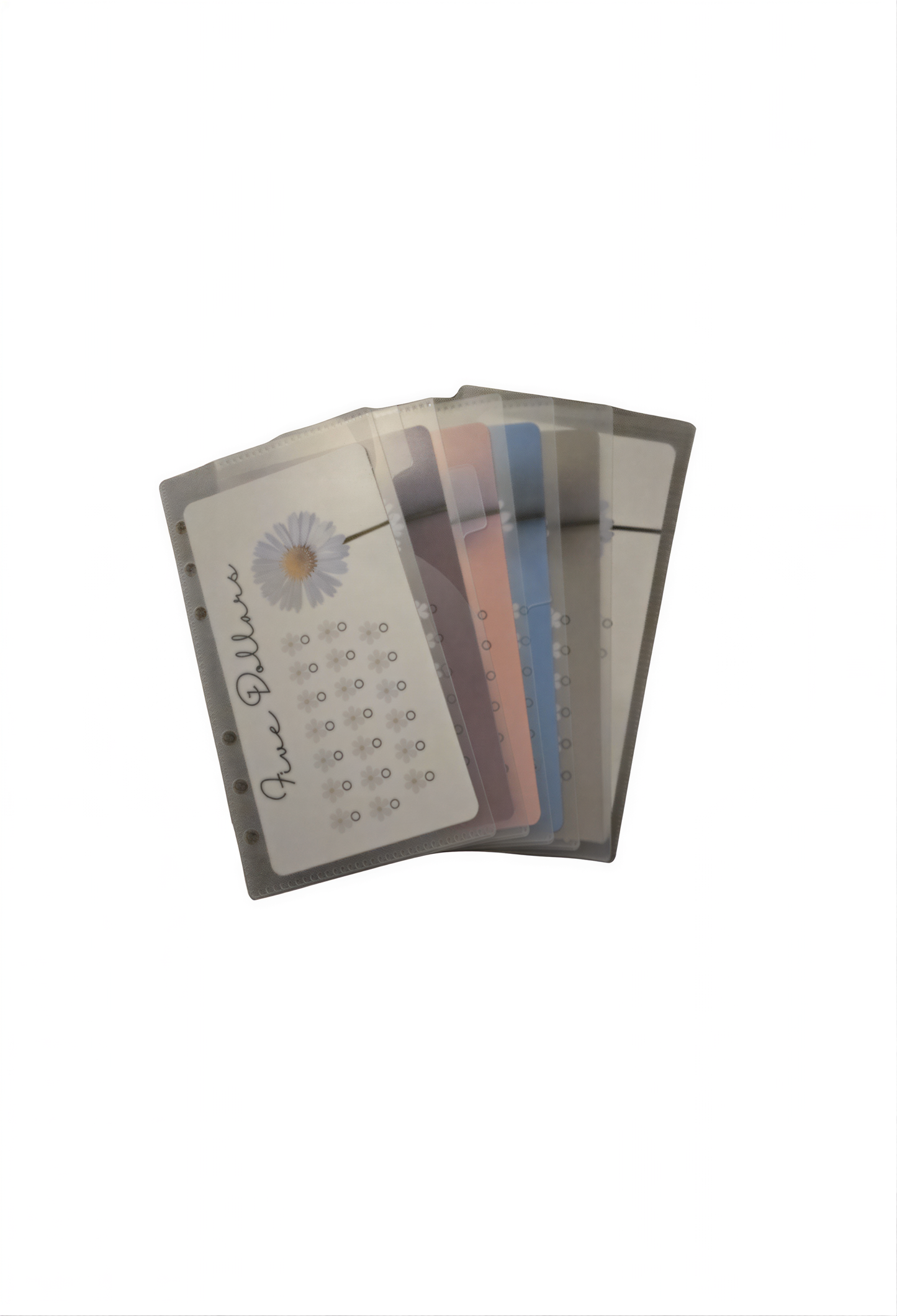 a collection of colorful, patterned cards or cards with a white background and a flower design.