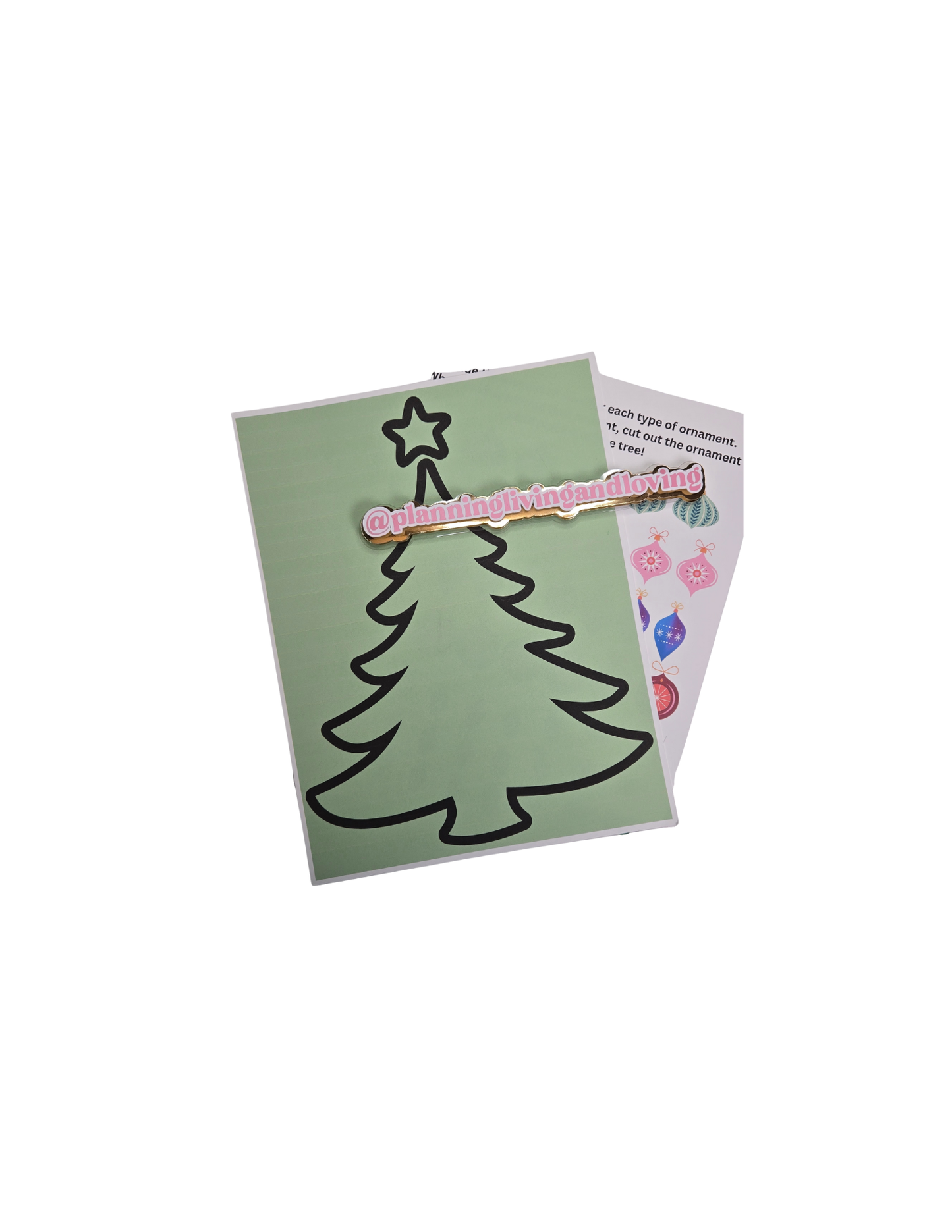 Decorate the Tree Christmas Savings Challenge