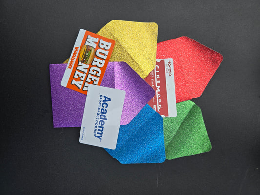 Gift card sleeves
